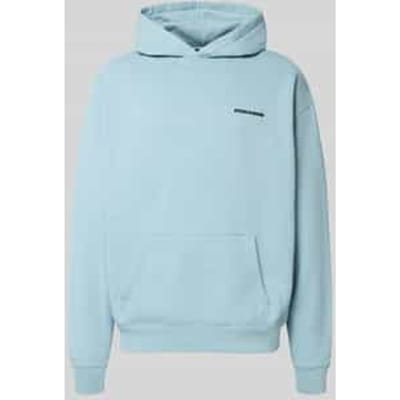 Oversized hoodie met logo en kangoeroezak