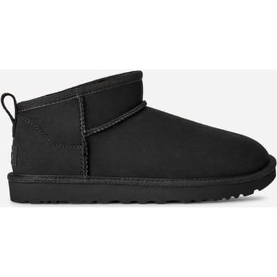 UGG® Classic Ultra Mini voor dames  in Black, Maat 36, Dubbelzijdig