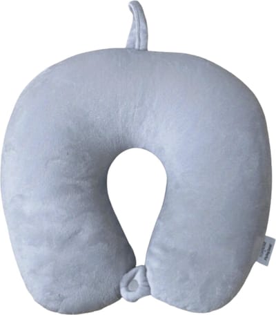 Bovista Travel Pillow - Neck Pillow - Reiskussen - Nekkussen - Vliegtuig - Auto - Kampeer Kussen - Lichtgrijs