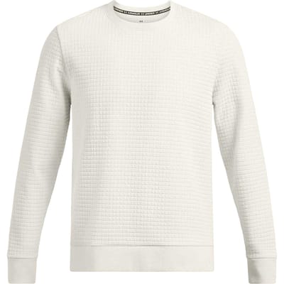 Under Armour Heren-trui met vierkante hals (Wit)