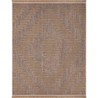 Binnen- en buitenkleed Colonia beige 160x220 cm