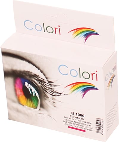 Colori huismerk inkt cartridge geschikt voor Brother LC970M LC1000M Magenta DCP130C DCP330C DCP330CN DCP350C DCP350CJ DCP350 DCP353C DCP357C DCP520 DCP525C