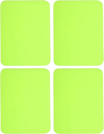 Strijkpatches - Reparatie Stoffen - Kleding Verfraaien - Polyester Katoen - 125 x 95 mm - Lichtgroen