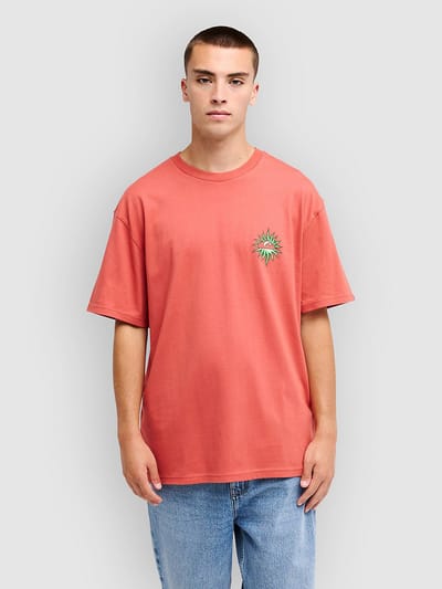 Quiksilver Flow T-shirt Met Korte Mouwen Rood M Man