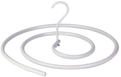 Dailygoods- Droogrek Spiraalvormig - Ruimtebesparend - Kledingdrooghouder - Sterk Draagvermogen - Totale Lengte 2,1 m - Geschikt voor Dekbedden - Drooghanger