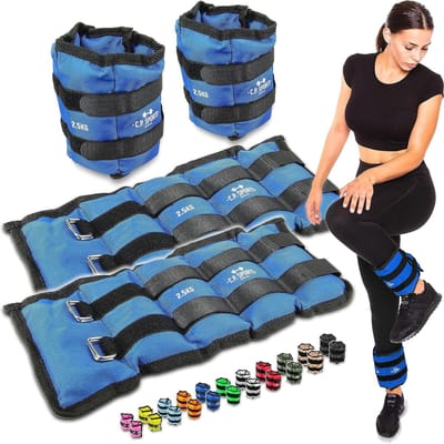 Gewichtsmanchetten voor Pols en Enkel | Instelbare Gewichten van 0,5 t/m 5 kg | Perfect voor Training en Revalidatie
