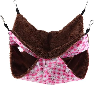 Comfortabele Hangmat voor Kleine Huisdieren, Bed en Speelgoed voor Ratjes, Cavia's, en Chinchilla's, Kooi Accessoires voor Gelukkige Dieren