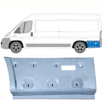 Reparatiepaneel achterspatbord voor Peugeot Boxer 2006-2025 / Links