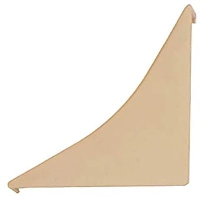 DQ-PP HOEKLIJST EINDSTUK - Beuken - 23 x 23 mm - PVC - Keukenlijst Werkblad Afwerkingslijst Lijst Keuken Keukenafwerkingslijst Wandafwerkingslijst Tafelbladlijsten