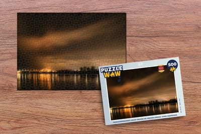 Puzzel Nijmegen - Lucht - Licht - Legpuzzel - Puzzel 500 stukjes