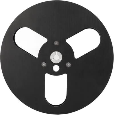 Lege Haspel - Opnametape - Tape Opslag - Universele NAB Flens - 1/4 7 Inch - Zwart