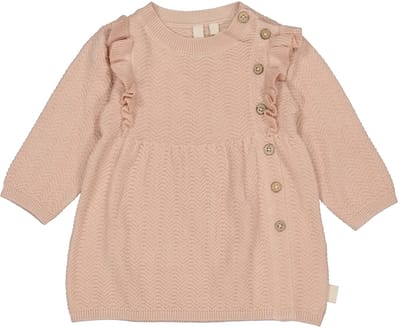 Levv Baby meisjes Jurk Larissa Old Pink maat 62
