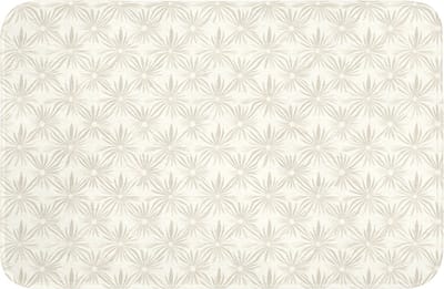 Badmat 60x40 cm - Antislip - Patroon - Bloemen - Beige - Badmatten voor badkamer - Badkamermat - Douchemat - Badkamer mat