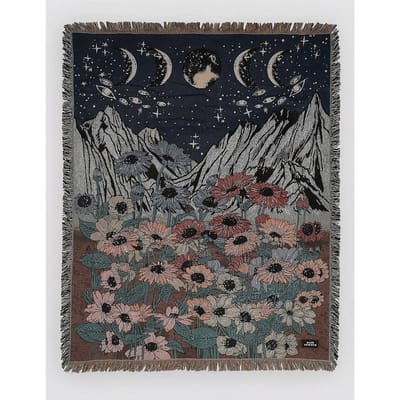 Blue Tomato Tapestry Deken patroon