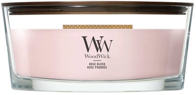 WoodWick Hearthwick - Rose Blush - Ellipse Geurkaars - 50 branduren