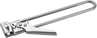 Dailygoods- Potopener Verstelbaar - Blikopener - Flesopener - Roestvrij Staal - Handmatige Keukenhulp - Comfortabele Grip