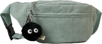 Schoudertas en Heuptas voor Vrouwen, Casual Bum Bag in Half Maan Vorm voor Reizen, Hardlopen en Outdoor Activiteiten, Groen, Dames Tas, Mode Accessoire