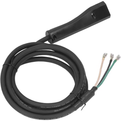 Club Car Laderstekker met Kabel 604321 48V 3 Pinnen ABS Vervanging voor EZGO RXV 2008‑Omhoog Elektrisch black