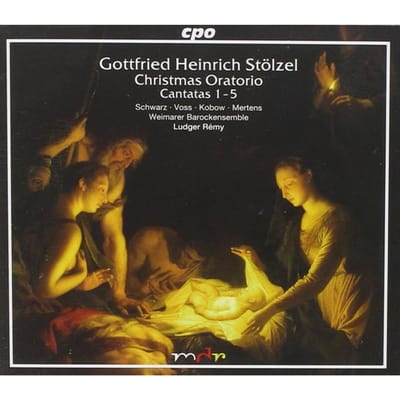 CD ONBEKEND - Stolzel: Kerstoratorium, Cantat 9996682 cpo 1999 Japan Klassiek Gebruikt brown