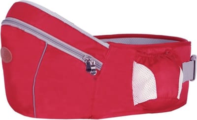 Baby Heupdrager – Rood – Heupsteun voor Baby en Peuter – Met opbergruimte – Kind Hip Carrier
