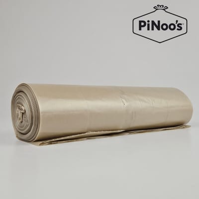 Transparante Containerzakken 140 Liter | 3 rollen à 10 zakken - LDPE-plastic | T70 | 65/20x125 cm - VLAREMA-proof, Grote transparante vuilniszakken 140L, Doorzichtige vuilzakken 140L, Container zakken 140 liter (10512501170)