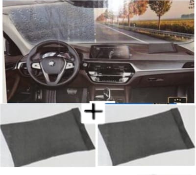 2 X 1KG Auto Luchtontvochtiger en Mega Pack - 1 KG - Auto Ontvochtiger - Vochtverdrijver Auto herbruikbaar