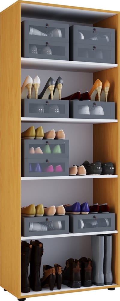 Houten garderobekast Schoenenkast Halkast Multifunctionele kast Kast Vandol