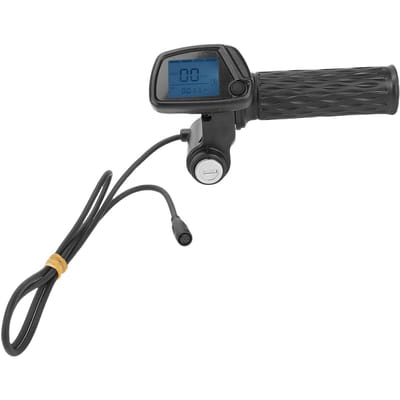 Gasklephandvat met geïntegreerd display 48V draaigasklephandvat met LCD-display vervanging voor Tuttio Soleil 01 elektrische crossmotor gray