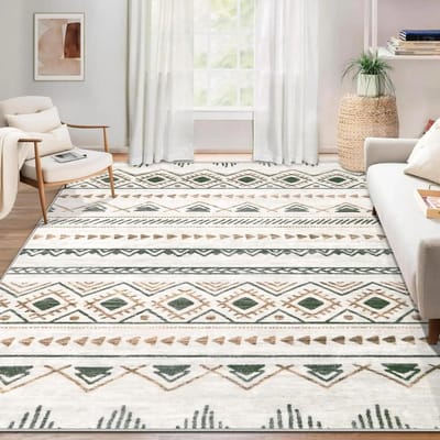 Luxe tapijten zijn waterdicht en vlekbestendig, geschikt voor woonkamer, slaapkamer, bank, bed en huisdecoratie 60*90cm