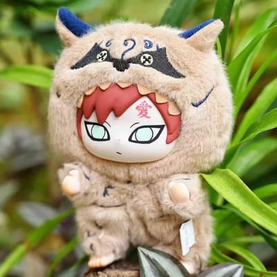 Toptoy Naruto Shippuden Beast Celebration Series Vinyl Figuur Pluche-achtige Textuur Blind Box Chibi Kakashi Sasuke Verzamelobject
