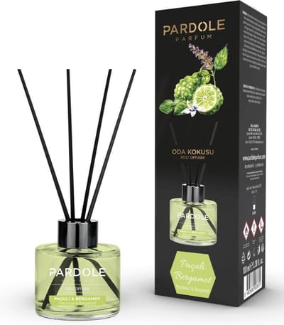 Pardole Patchouli & Bergamot Geurstokjes - Huisparfum - Huisgeur 145ML