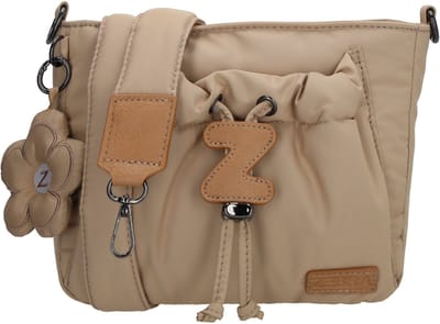 Zebra Trends Juna Crossbodytas - Schoudertasje - Crossbody - Puffy - Dames - Lichttaupe