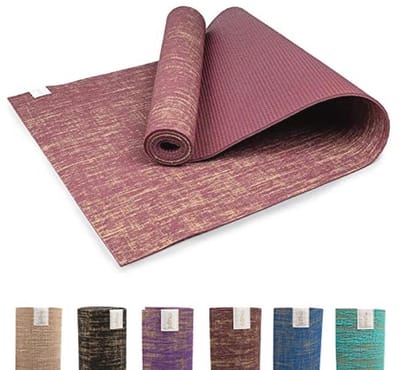 Milieuvriendelijke Jute Yogamat - Antislip Oefenmat voor Yoga, Pilates en Fitness