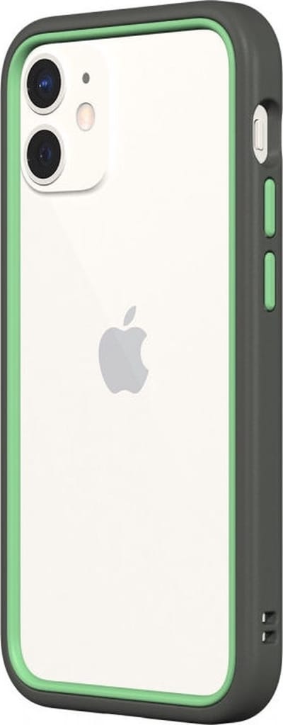 RhinoShield CrashGuard NX Apple iPhone 12 Mini Hoesje Grijs/Groen