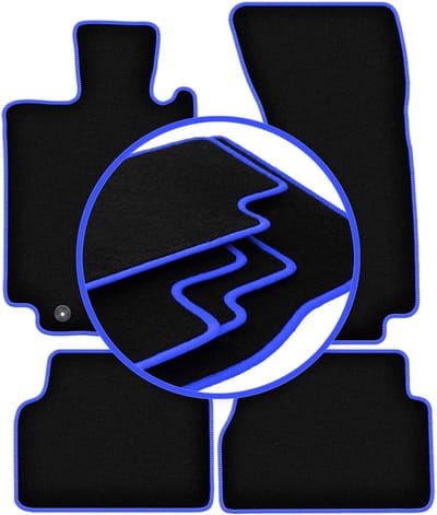 CARLUX-BLUE automatten voor: Mercedes S W220 4Matic kort (1998-2005)