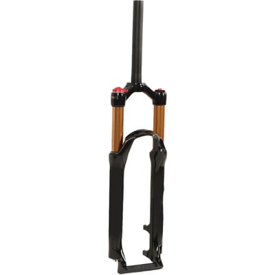 26-inch Fiets Luchtvering Vork Rechte Stuurbuis Handmatige Lockout Mountainbike Voorvorken Fiets Schokdemper Voor black