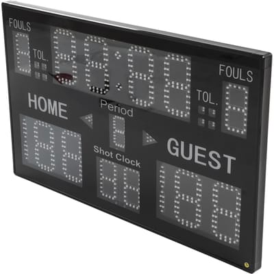 15 Cijferig Elektronisch Scorebord LED Digitaal Draagbaar Elektrisch Scorebord voor Basketbal Volleybal gray