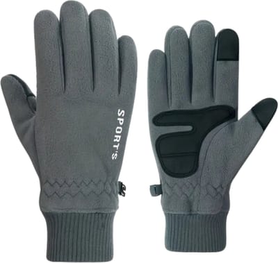 Bovista Winterhandschoen Dames - Handschoenen - Touchscreen Handschoenen - Handschoenen WInter - Winter - Fleece - Grijs