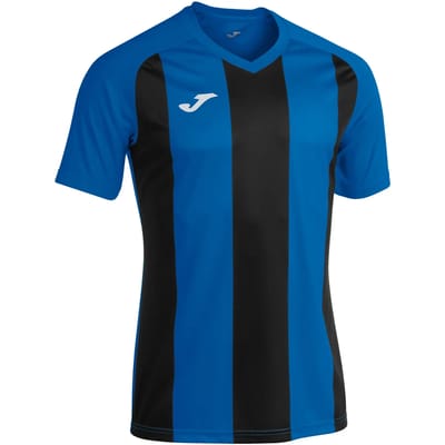 Joma Pisa II Shirt Korte Mouw Kinderen - Royal / Zwart | Maat: 164