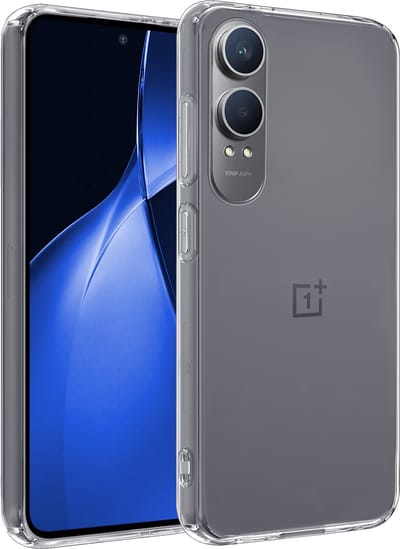 Hoesje - Geschikt voor OnePlus Nord CE 4 Lite - Sterk & Shockproof - Siliconen Case - Hoes Cover - Telefoonhoes - Transparant