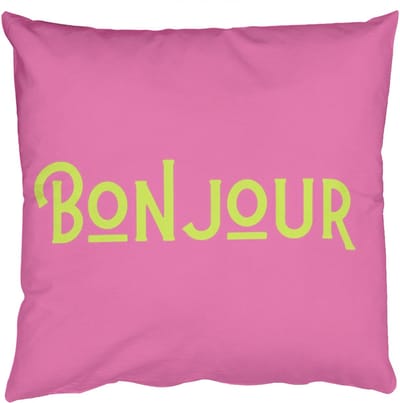 Sierkussens - Kussentjes Woonkamer - 50x50 cm - Roze - Groen - Bonjour - Art