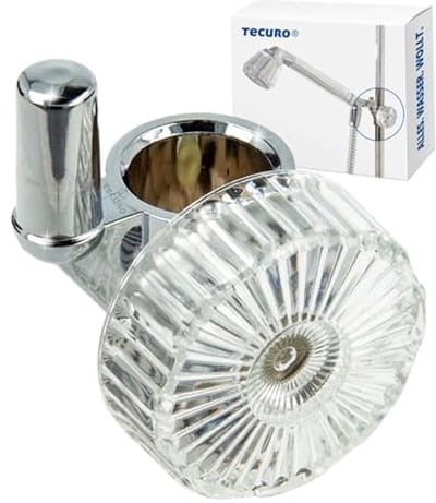 Tapschuiver met pin Ø 10 mm voor wandstangen en douchestangen van 18 mm