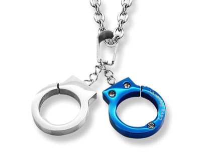 Amanto Ketting Anxin - 316L Staal - Handboeien - love - 30x16mm - 60cm