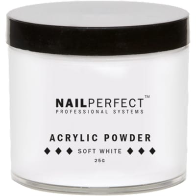 NailPerfect Acrylic Powder Soft White 25gr