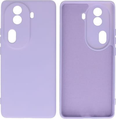 Hoesje Geschikt voor de Oppo Reno 11 Pro - Fashion Backcover Hoesje - Colorful Telefoonhoesje - Paars