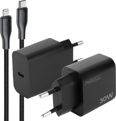 Usb C snellader 30 W geschikt voor iPhone en iPad met Lightning kabel - Power Delivery oplader