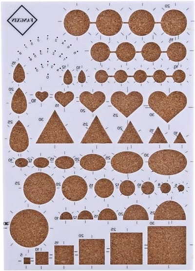 Creatieve Kleurige Craft Templates Set met Papier, Pincet, Naalden en Pen Tool voor DIY Projecten