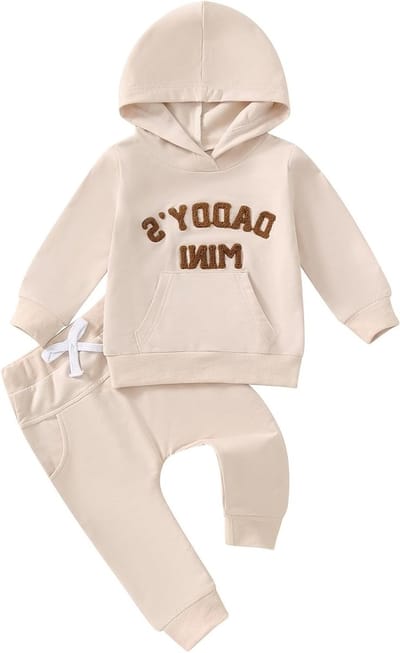 Lange Mouwen Kleding Set voor Baby Jongens, Hoodie en Broek, Comfortabele Outfits voor Pasgeborenen en Peuters, 0-3 Jaar