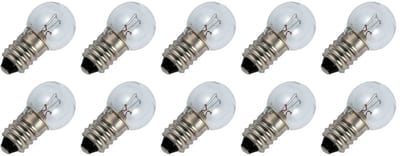 Signaallamp E10 24V 3W - 125 mAh - 10 stuks - G15 Gloeilamp Ø15mm - 29mm - 2500K - Dimbaar