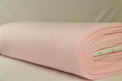 Fleece stof - Lichtroze - 10 meter